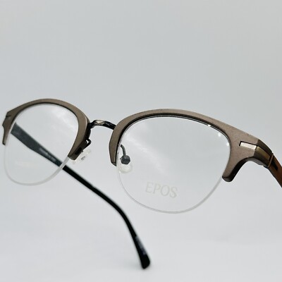 EPOS Brille Damen Herren oval grau gunmetal Mod. TIMEO GR LEGGENDA NEU