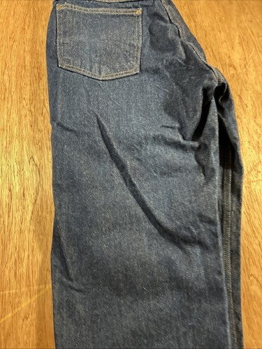Pantalones de mezclilla Wild Ass vintage para hombre pantalones azules con tirantes occidentales botones granja 40x30 - Imagen 17 de 18