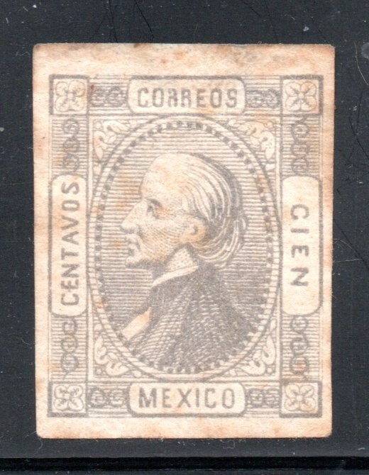MEXICO, STAMP CLASSIC 100 CTS. 1872,  MH, MIGUEL HIDALGO   #S121