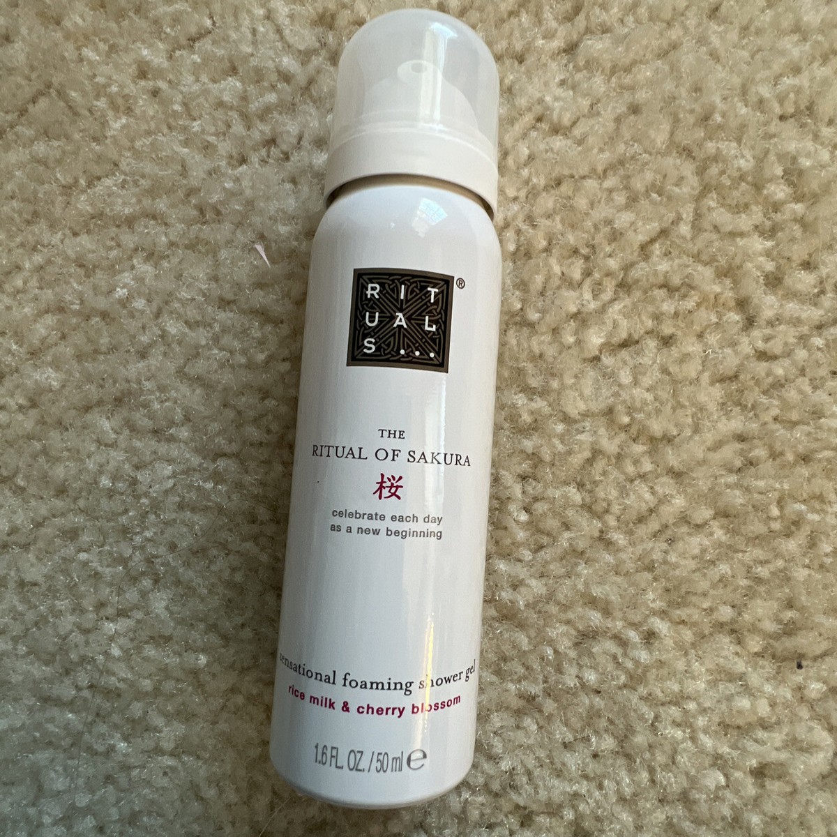 Rituals The Ritual of Sakura Foaming Shower Gel NEW Travel Size