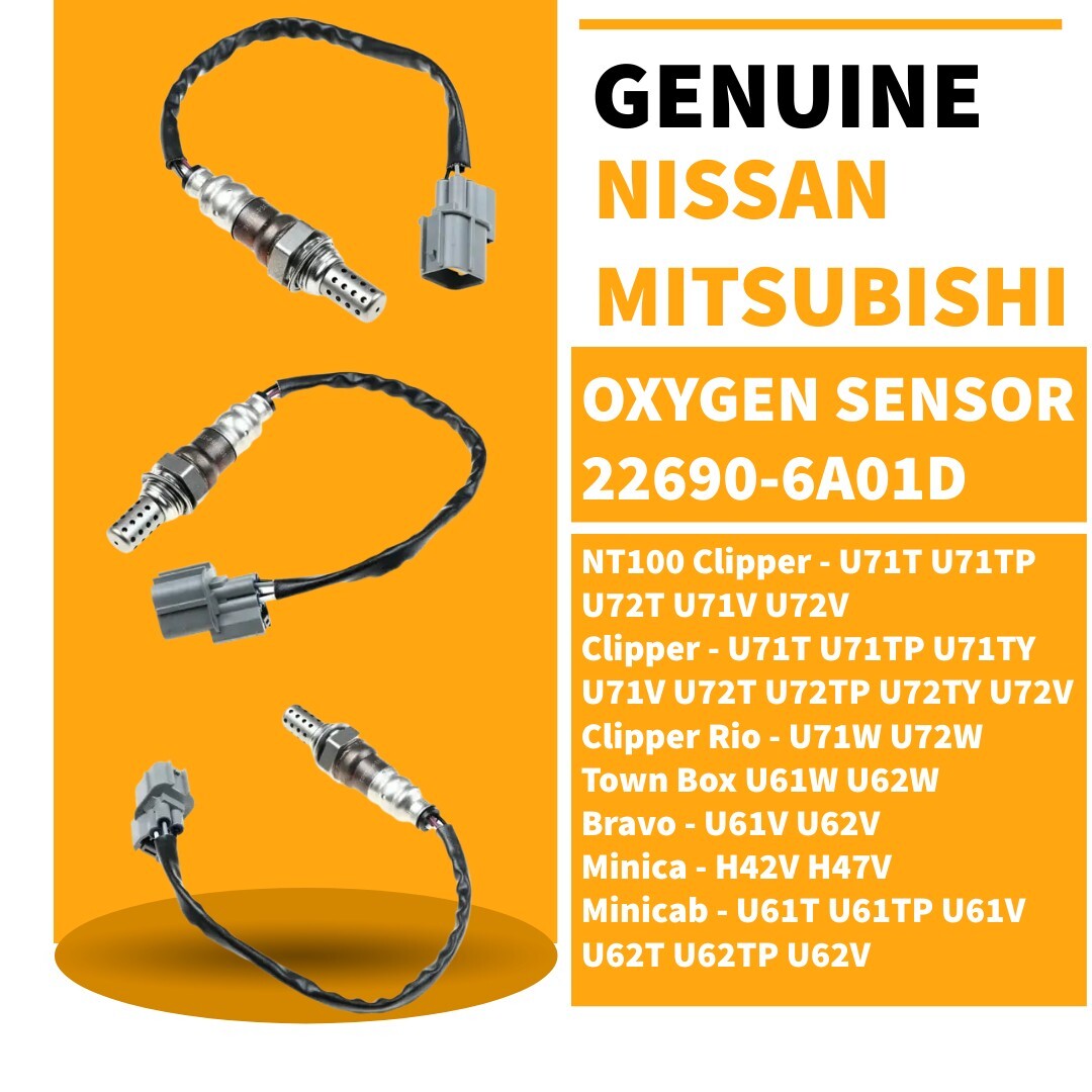 GENUINE NISSAN MITSUBISHI OXYGEN SENSOR CLIPPER TOWN BOX MINICAB - 22690-6A01D GENUINE NISSAN MITSUBISHI OXYGEN SENSOR CLIPPER TOWN BOX MINICAB - 22690-6A01D