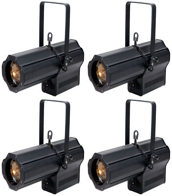 (4) American DJ ADJ ENCORE PROFILE 1000 WW COB DMX LED Ellipsoidal Spot Lights