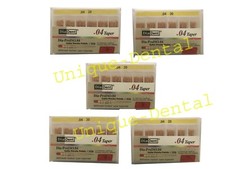 Pack of 5 Diadent Gutta Percha GP Points 4 Size 20 Box of 60 Dental Fast Ship