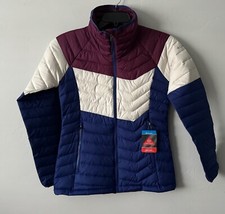 NWT Columbia Women's Powder Lite Blocked Jacket Omni-Heat Full Zip Size S 160