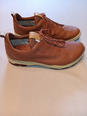 ECCO Golf Ladies Pink Mauve spikeless lace up sz 6 shoes