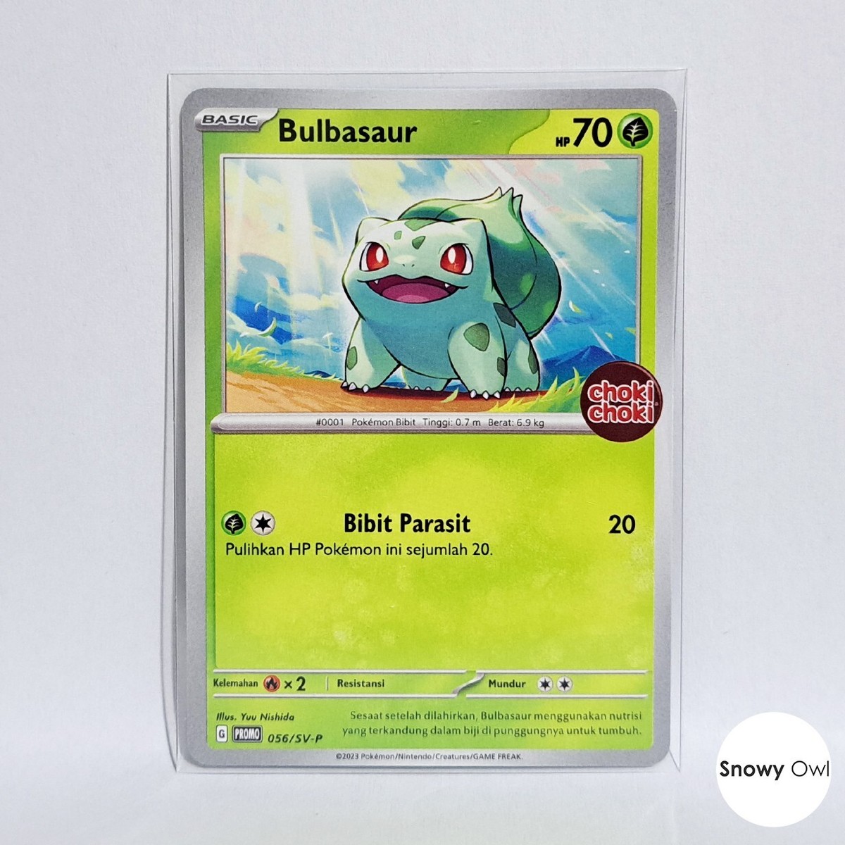 Bulbasaur 056/SV-P Choki Choki Stamp Promo Pokemon TCG Card
