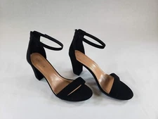 TOP Moda Women's Gallery-45 Party Dress High Heels Sandal Shoes Black Size 9