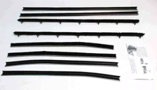 1968-1972 Nova 2 Door Sedan Authentic Beltline Weatherstrip kit 8 Pieces