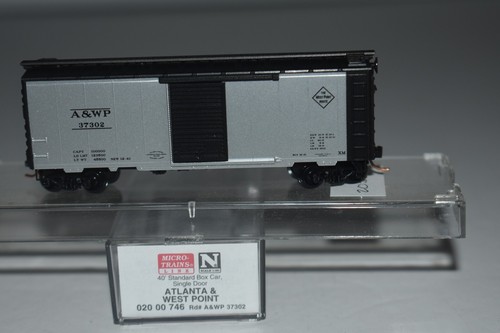 Spur N MTL 37302 Atlanta & West Point 40' Single Door Boxcar C49122 | Zustand: Used