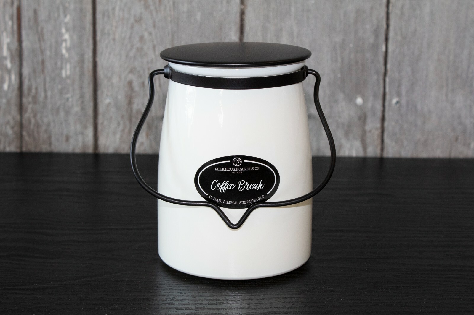 Milkhouse Candles 22 Ounce Butter Jar Candle - COFFEE BREAK