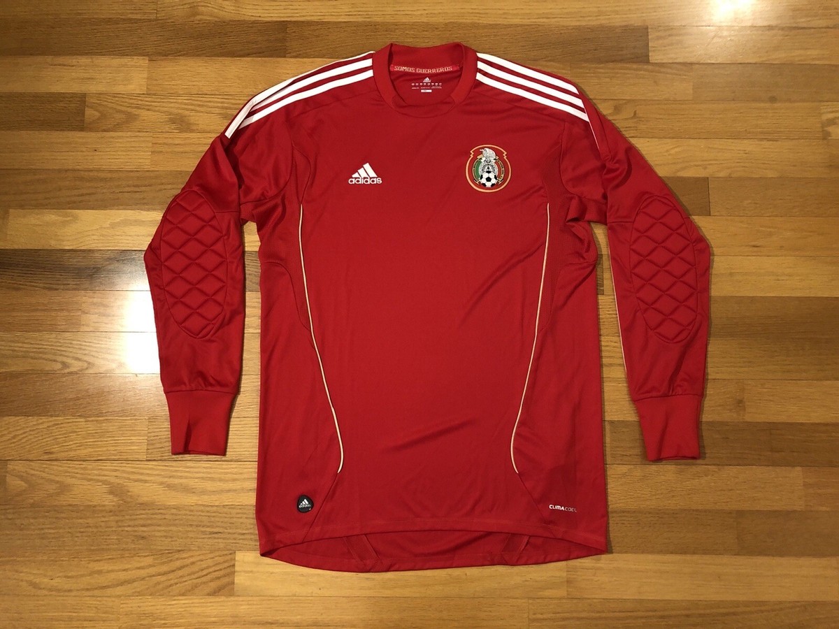 New L Adidas Mexico 2012/13 Home Goalie GK Soccer Jersey Kit