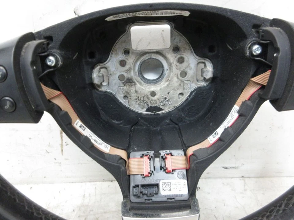 Lenkrad Leder Schwarz Multifunktion passt für VW GOLF V VARIANT (1K5) 2.0 TDI - Bild 4 von 4