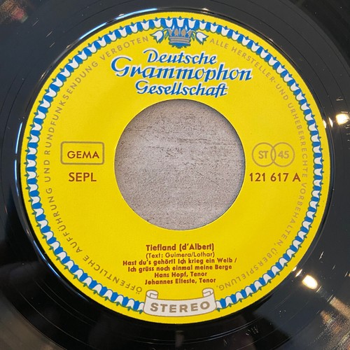 D'ALBERT: Tiefland - Borkh/Hopf - Löwlein (EP DGG 121617 /Stereo /NM) - Bild 3 von 3