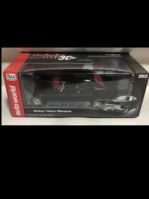 1966 Chevy Biscayne BLACK 1:18 Autoworld 1259