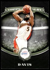 2008-09 Topps Treasury 55 Baron Davis Los Angeles Clippers Basketball Card