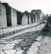 HERCULANUM c. 1960 - La Rue Nord-Sud Cardo V Italie - Div 12521