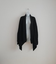 Ralph Lauren Strickjacke Cape vorne offen Poncho Schal Decke Damen Gr. S 