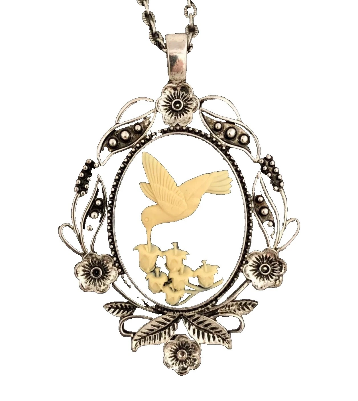 Collares y colgantes de plata tibetana de moda religiosa