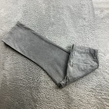 Vintage Levi's 507 Herren Cord Hose W34 L28 Grau Bootcut Regular Jeans Retro