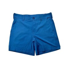 Huk Pursuit Shorts Mens M Blue Above The Knee Fishing Performance NWT
