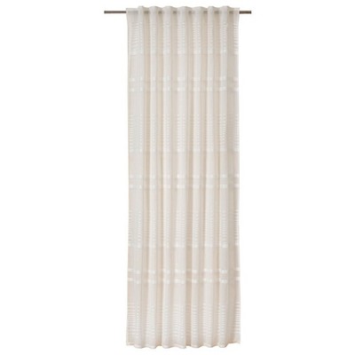 casa NOVA TARIS Verdeckter Schlaufenvorhang Halbtransparent Polyester 140 x 245