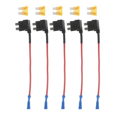  5 Pcs Fuse Puller Tool Dual Head Tap Car Power Distributor Block Add Kit