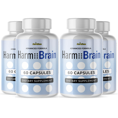 Harm Brain- Brain Support- 4 Bottles- 240 Capsules