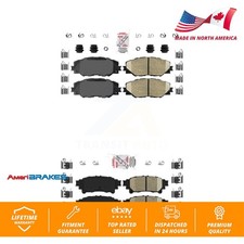 Front Rear Ceramic Disc Brake Pads Kit For 2016-2020 Toyota Mirai KNF-100965