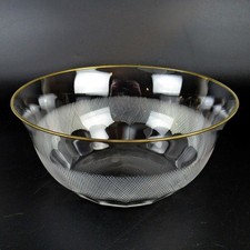 Moser Glass Bowl Series Lloyd (Royal) Tyra Lundgren 1922 Art Deco 18cm