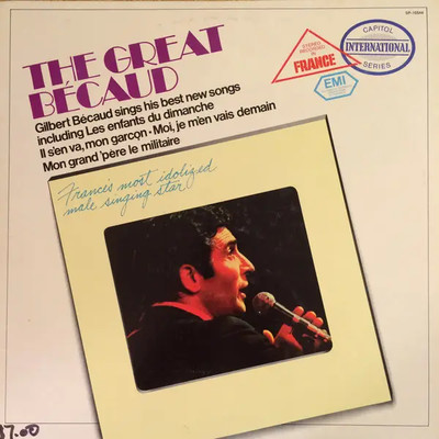 Gilbert Bécaud The Great Bécaud NEAR MINT Capitol Vinyl LP