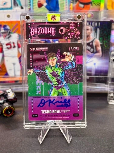 2026 Bo Jackson Battle Arena “KRIEGHAWK” Dave Krieg Foil HEX AUTO 4/10 170 Power