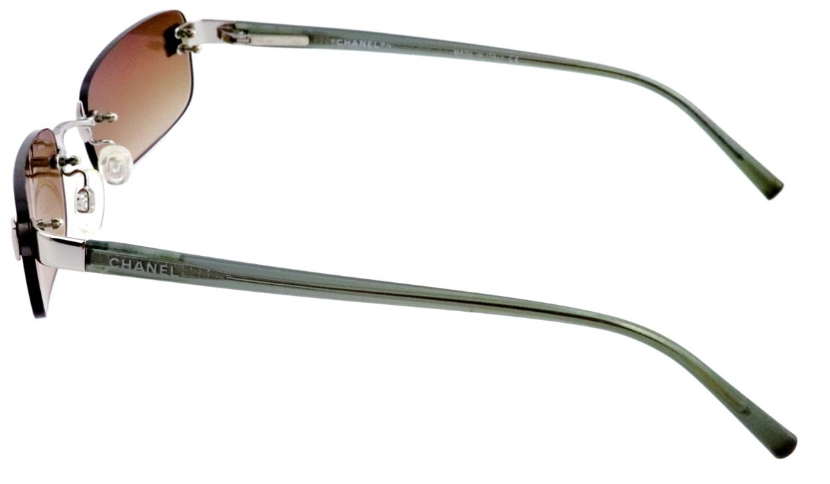 CHANEL Y2K 4067 152 53mm Rimless CC Cocomark Sunglasses Eyeglasses
