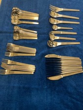Dalia 18/10-18/20 Picasso flatware set(66 pieces) Matt silver color