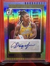 2025 Panini Donruss WNBA Crystal Dangerfield Signature Series Holo Auto