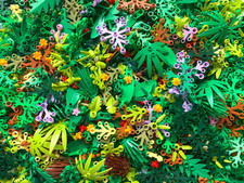 LEGO® Zubehör – Pflanzen, Blätter, Palmen & Bäume - Bunt [5–100 Stk.] – NEU