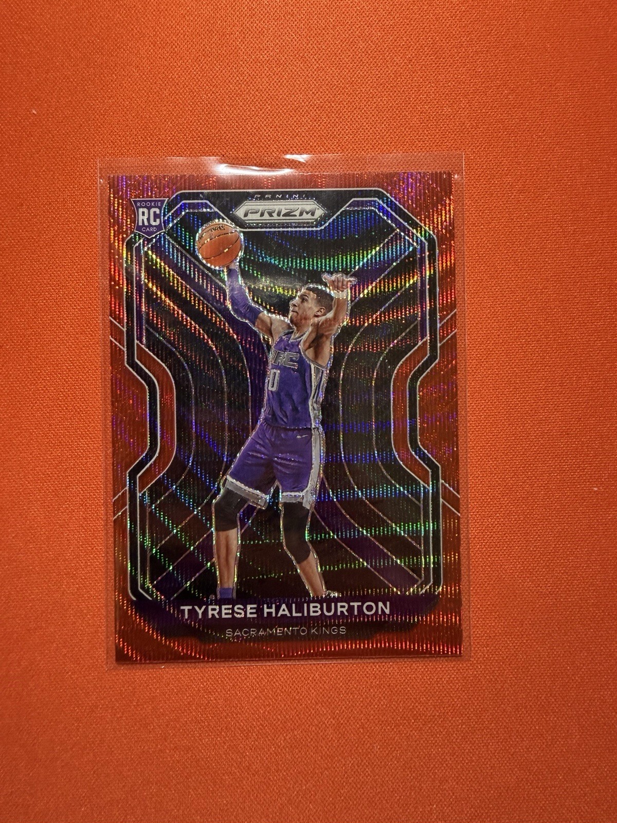 2020-21 Panini Prizm - Tyrese Haliburton #262 Ruby Wave Prizm (RC)