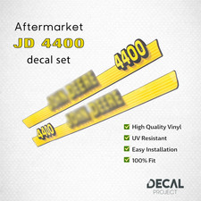 John Deere 4400 Decal Kit Premium Restoration Stickers - Replacement Set