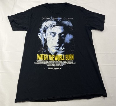 Falling In Reverse World Burn T Shirt Men s Adult Medium Tour Merch - Read