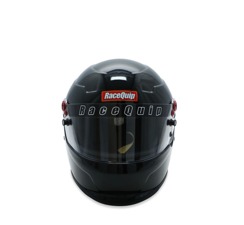 RaceQuip 277003 PRO25 Auto Racing Full Face Helmet Medium Gloss Black SA2025 - Bild 4 von 6