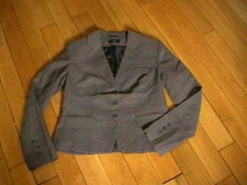 H&M women blazer brown/grey/green mixed EUR 40/US 10 size 8/10