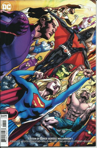 LEGION OF SUPER-HEROES: MILLENIUM #1 & #2 (DC COMICS, 2019) NM HITCH VARIANTS