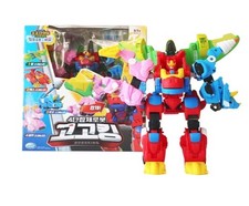 Gogoking 4 Robots Combined Dinosaur Transformer Robot Toy Korea Toy