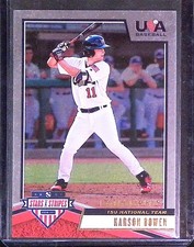 2019 Panini Stars & Stripes USA Baseball #55 Karson Bowen Base Longevity