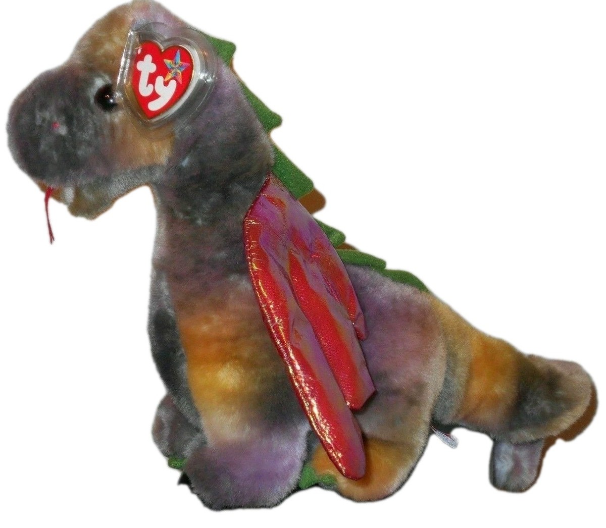 Ty Beanie Buddy Large Plush SCORCH the Dragon 9.5