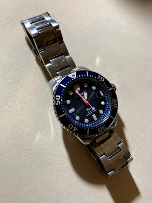 Prospex blaues Zifferblatt Edelstahl Herrenuhr SNE549P1 PADI Edition