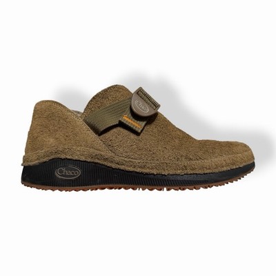 Chaco Paonia Clog Teak Suede Wool Blend Lining Shoes JCH108932 Womens 8