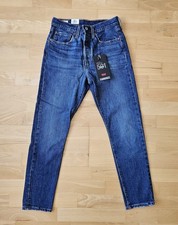 Levi's Premium 501 Skinny High Rise Jeans Dark Wash Women Size 27 x 28 Big E NWT
