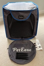 Pet Ease Pop-Up Pet Crate 32" Indoor Outdoor Portable Collapsible For Charity