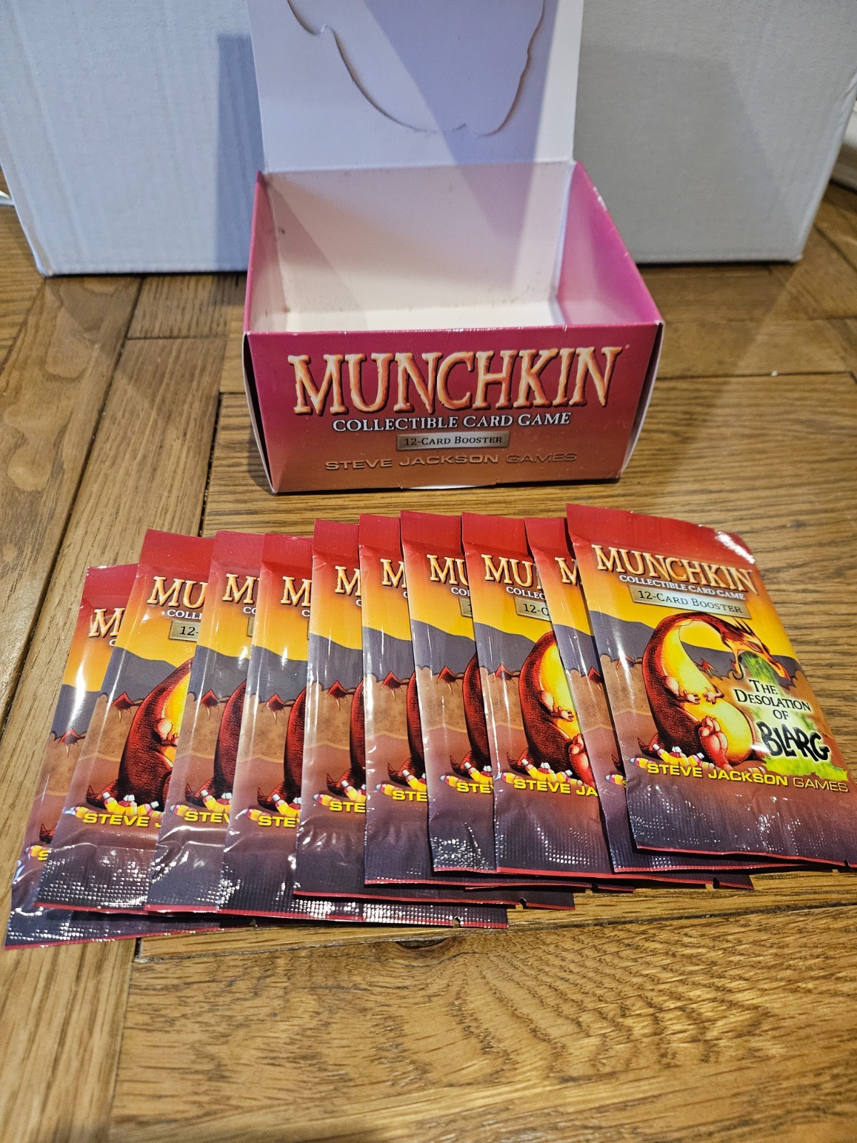 Munchkin CCG Desolation Of Blarg Expansion x 10 packs NEW SEALED