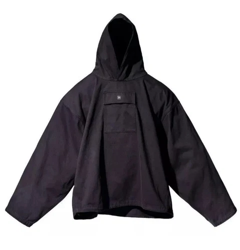 Yeezy Gap Engineered by Balenciaga Raso Anorak Nero Uomo Large